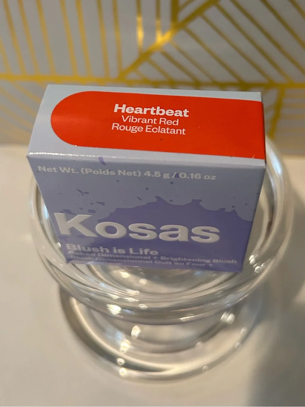 ✨ Kosas Blush Is Life Baked Dimensional + Brightening Blush | Heartbeat | NIB